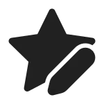Star Edit SVG Icon